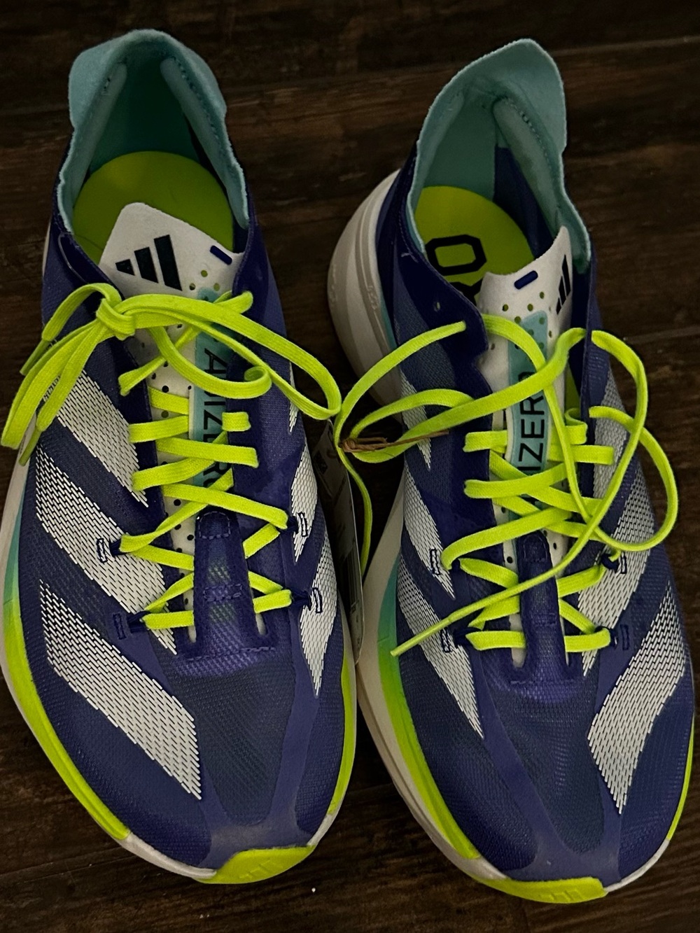 adidas Adizero Adios Pro 3 'Cobalt Blue Lucid Lemon - Picture 5 of 5
